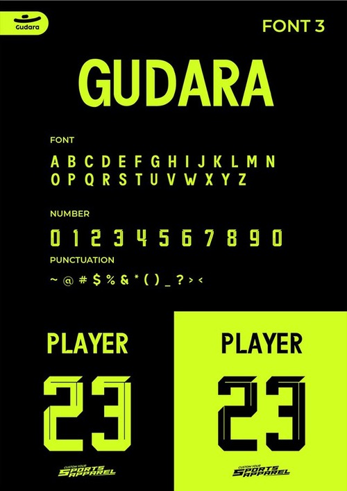 Font 3 - Wide Block