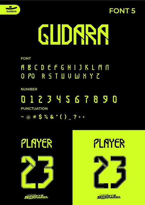 Font 5 - Futuristic