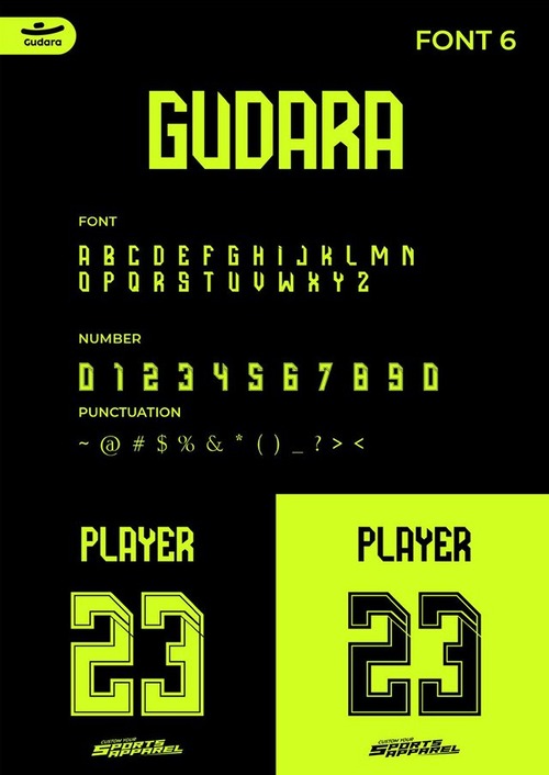 Font 6 - Street Block